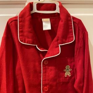 Adorable, red gingerbread pajamas set. Boys. Size 7/8.